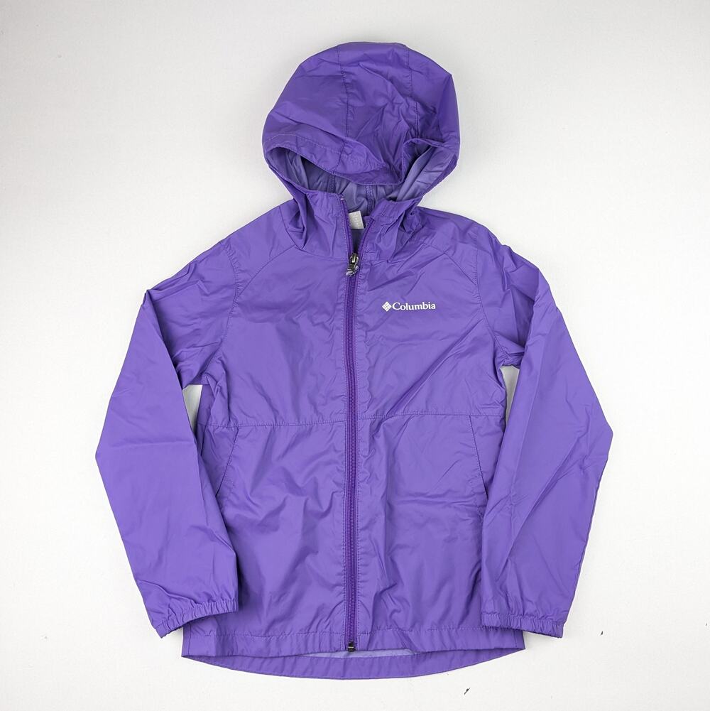 Columbia Purple Shell Jacket Girls Small 7-8